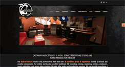 Desktop Screenshot of castawaymusicstudios.com